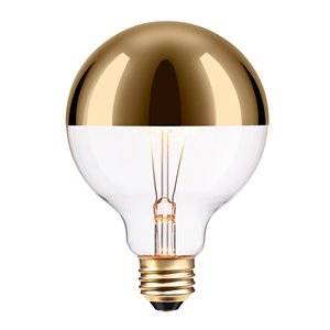 Globe Electric Designer Vintage Edison Oro Incandescent Light Bulb - 220 Lumens - 40W - Gold