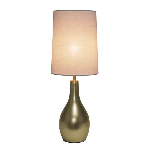 Simple Designs Tear Drop Table Lamp, Bleeker Adjustable Floor Lamp