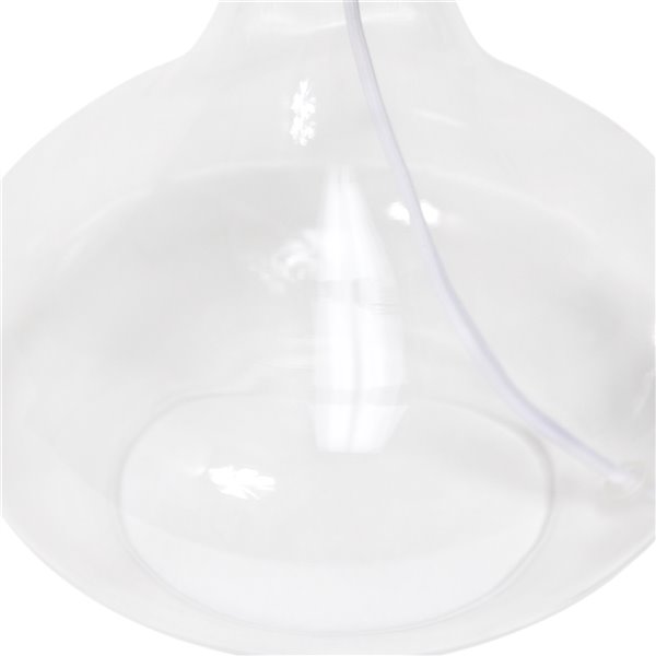 Lampe, Chapelière, aluminium martelé, H24,7cm – Lignes de