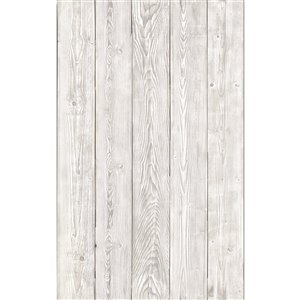 Film autocollant décoratif Bois usé de DC Fix, 17 po x 78 po, gris foncé, paquet de 2