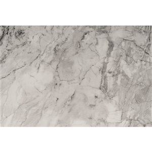 Film autocollant décoratif Roméo de DC Fix, 17 po x 78 po, marbre gris foncé, paquet de 2