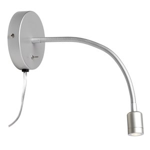 Dainolite 4.5-in H LED Wall Lamp - Silver