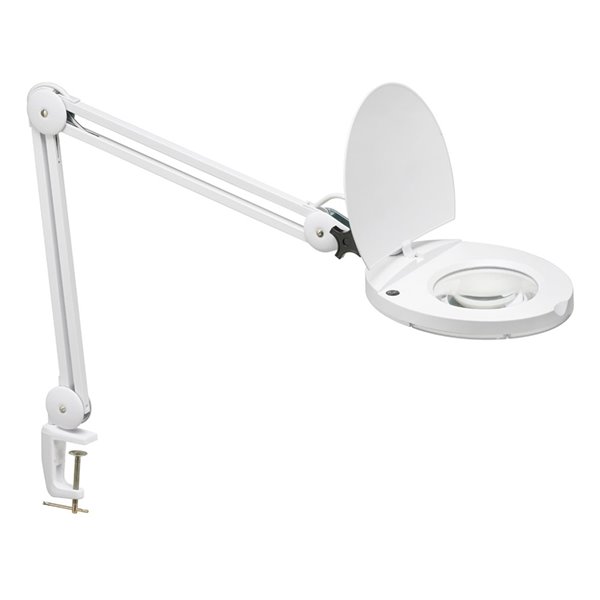 Dainolite 47 In Swing Arm Magnifier Led, Swing Arm Magnifying Lamp