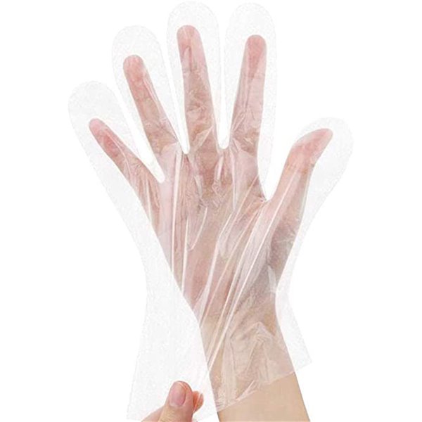Medila Disposable PE Clear Gloves - Poly Food-Grade - Large - 500/pack