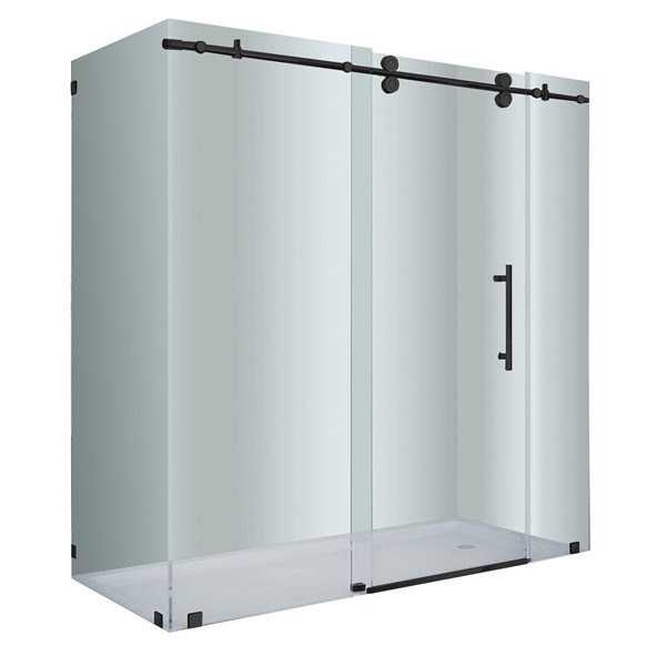 Turin Vertiges Corner Shower Door 35, 42 Inch Sliding Shower Door