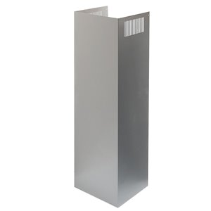 Turin Milano Range Hood Chimney Extension for 11-ft Ceilings - 48-in - Stainless Steel