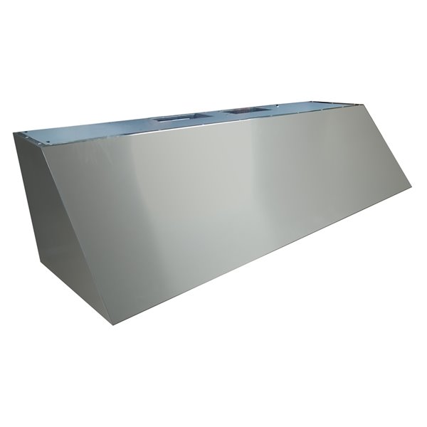 Turin Volcano Wall Mount Range Hood - 48-in - Stainless Steel