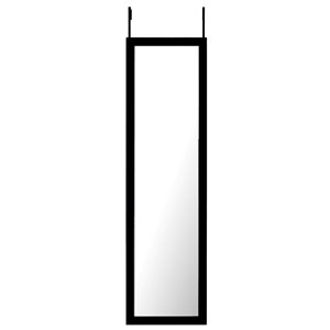 Mirrorize Canada 50-in L x 14-in W Rectangle Black Framed Door Mirror