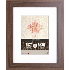 ArtMaison Canada Walnut Brown Picture Frame - (Common Size: 8-in x 10-in Actual Size 9-in x11)