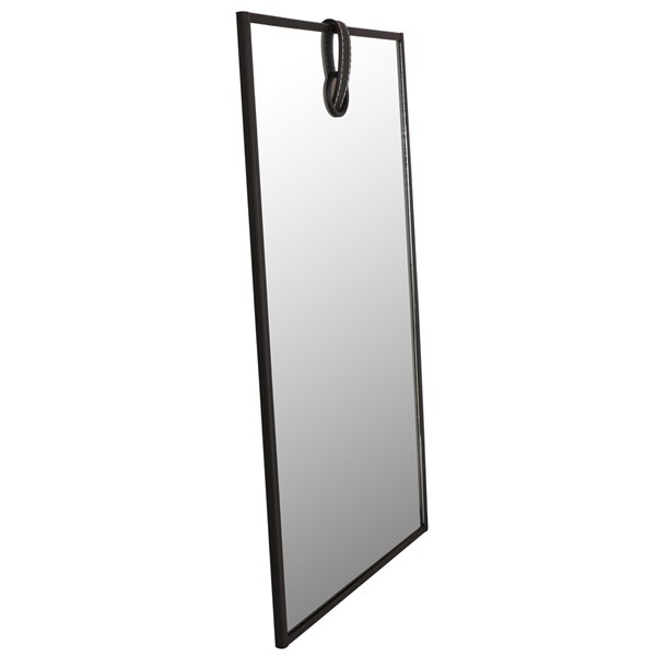 Mirrorize Canada 20-in L x 13-in W Rectangle Black Framed Wall Mirror