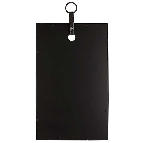 Mirrorize Canada 20-in L x 13-in W Rectangle Black Framed Wall Mirror