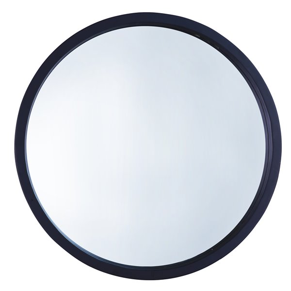 In Round Black Framed Wall Mirror, Round Bathroom Mirror Canada