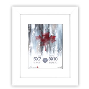 ArtMaison Canada White Picture Frame - (Common Size: 8-in x 10-in Actual Size 9-in x11)