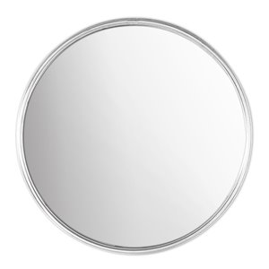 Mirrorize Canada 31.5-in Round Silver Framed Vanity Mirror