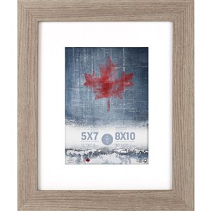ArtMaison Canada Gray Picture Frame - (Common Size: 8-in x 10-in Actual Size 9-in x11)