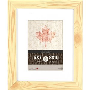 ArtMaison Canada Pine Finish Picture Frame - (Common Size: 8-in x 10-in Actual Size 9-in x11)