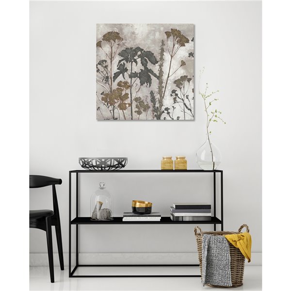 ArtMaison Canada Frameless 32in H x 32in W Botanical Canvas Print