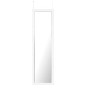 Mirrorize Canada 51-in L x 15-in W Rectangle White Framed Door Mirror