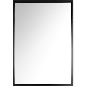 Mirrorize Canada 35-in L x 24-in W Rectangle Black Framed Vanity Mirror