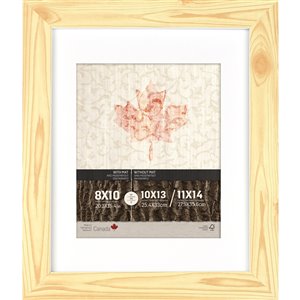 ArtMaison Canada Pine Finish Picture Frame - (Common Size: 11-in x 14-in Actual Size 12-in x15)