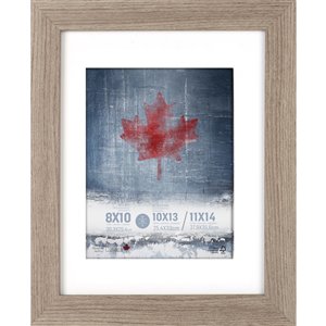 ArtMaison Canada Gray Picture Frame - (Common Size: 11-in x 14-in Actual Size 12-in x15)