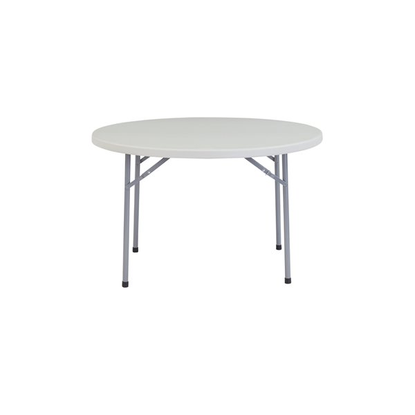 Heavy Duty Round Folding Table, Round Plastic Folding Tables 48