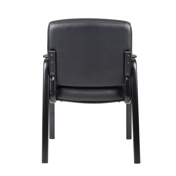 Chaise d'invité multifonctionnelle de Nicer Interior, noir