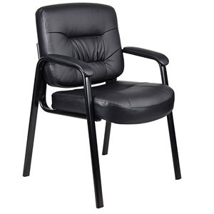 Nicer Interior Multi-Function Guest Reception Chair - Black