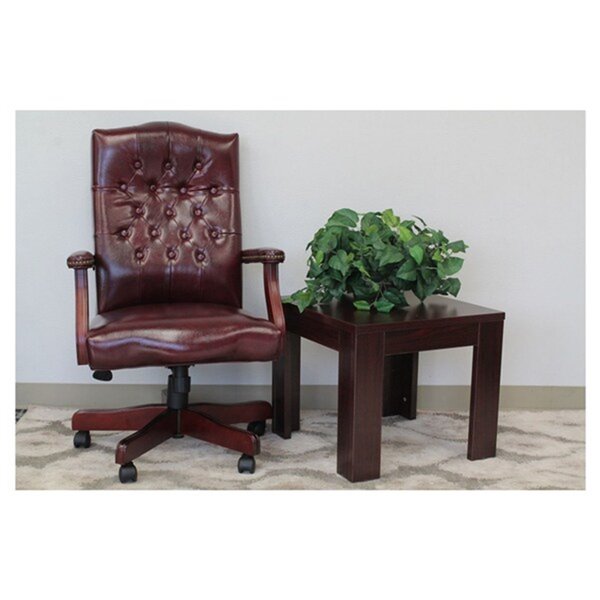 Nicer Interior Traditional Executive Office Chair - Burgundy AP1B915BR |  RONA