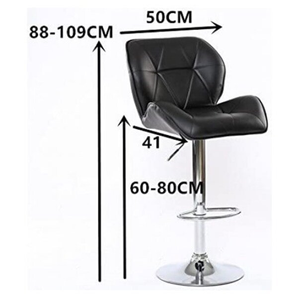 Nicer Interior Tripatch Adjustable Bar Stool - White