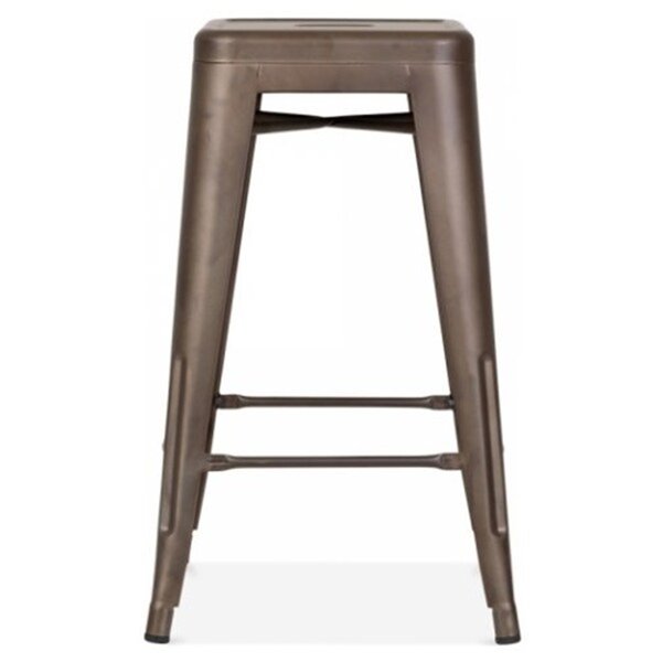 Nicer Interior Tolix Stackable Counter Stool  - Gunmetal