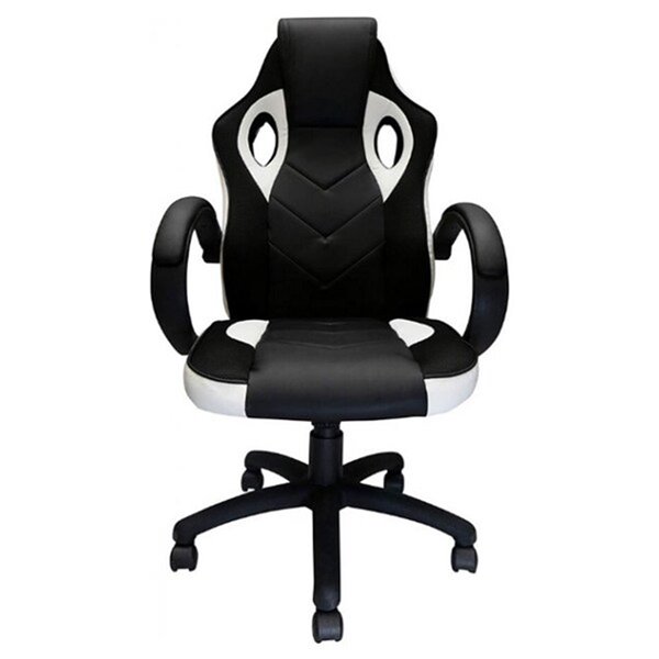 Nicer Interior Reclining Gaming Chair - Black and White