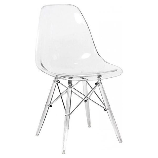 Nicer Interior Eames Dining Side Chair - Clear - Set of 2