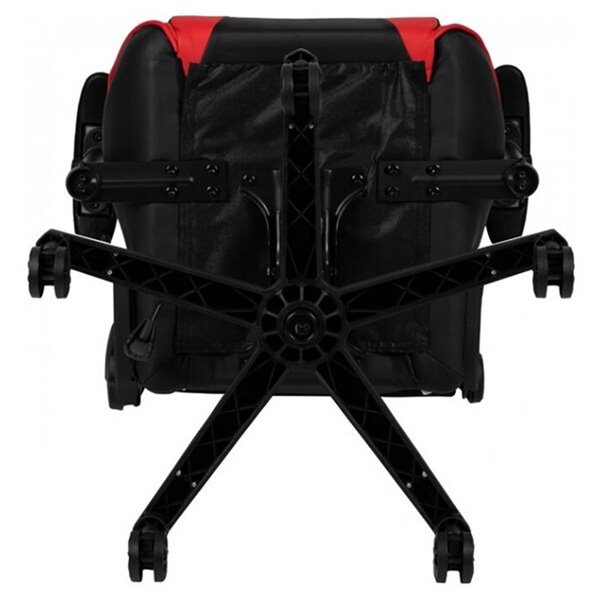 Fauteuil de jeux ergonomique par Nicer Interior, noir et rouge