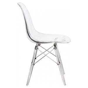 Nicer Interior Eames Dining Side Chair - Clear