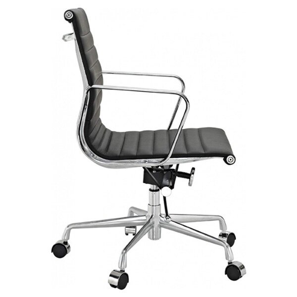 Nicer Interior Modern Executive Chair - Black Polyurethane