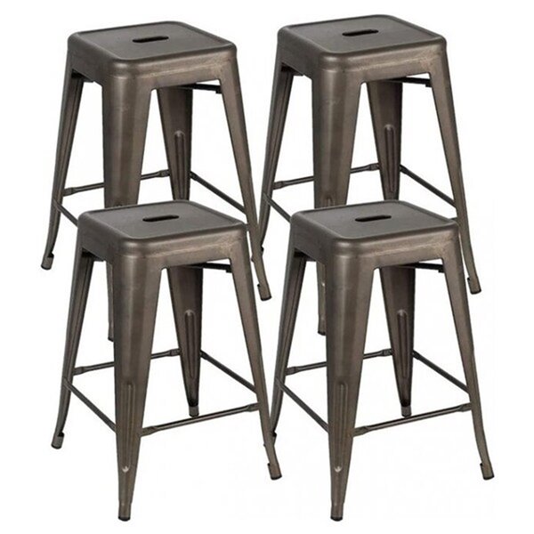 Nicer Interior Tolix Bar Stool, How Much Space Do You Need For 4 Bar Stools
