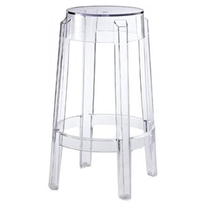 Tabouret de bar réplique de Philipe Starck par Nicer Interior, transparent