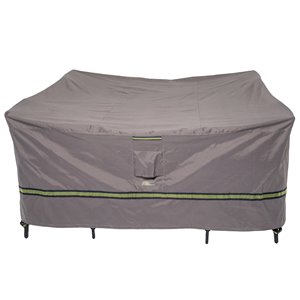 Duck Covers Soteria Rain Proof Square Patio Table Cover - Polyester - 92-in - Grey