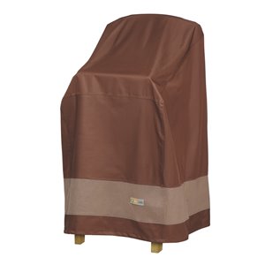 Duck Covers Ultimate Bar Chair and Stool Cover - Polyester - 30-in - Mocha Cappuccino