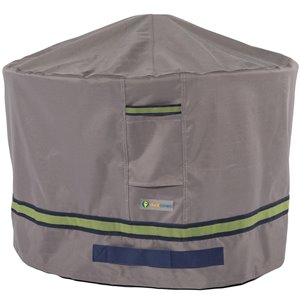 Duck Covers Soteria Rain Proof Round Fire Pit Cover - 36-in - Grey