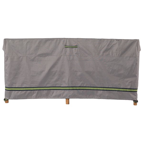 Duck Covers Soteria Rain Proof Patio Loveseat Cover - Polyester - 70-in - Grey