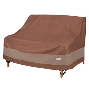 Duck Covers Ultimate Loveseat Cover - Polyester - 42-in - Mocha Cappuccino