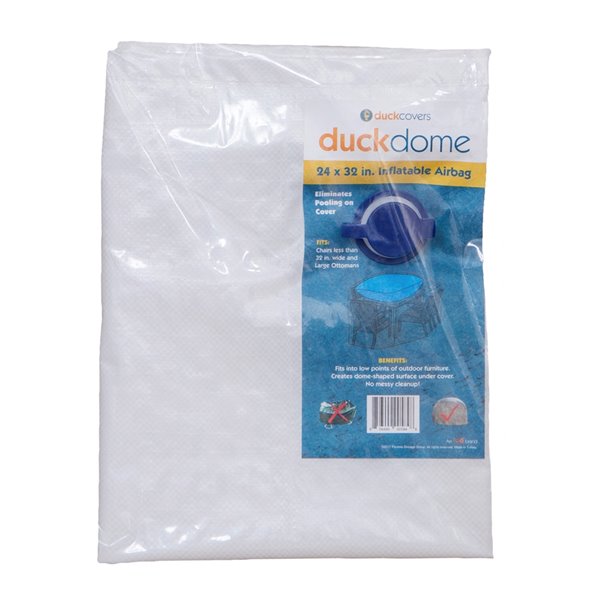 Duck Covers Ultimate Duck Dome Airbag - Polypropylene - 24-in x 32-in - White