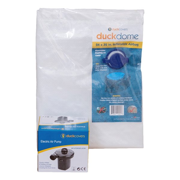 Duck Covers Ultimate Duck Dome Airbag - Polypropylene - 24-in x 32-in - White