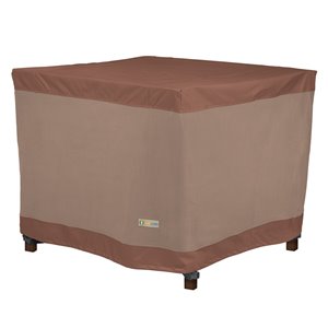 Duck Covers Ultimate Square Table Cover - Polyester - 42-in - Mocha Cappuccino