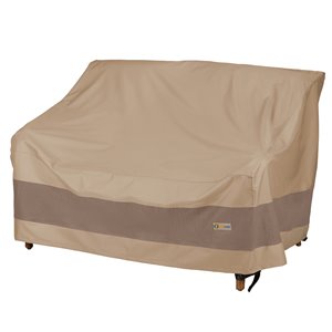 Duck Covers Elegant Loveseat Cover - Polyester - 60-in - Swiss Coffee