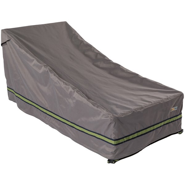 Duck Covers Soteria Rain Proof Chaise Lounge Cover - Polyester - 80-in - Grey