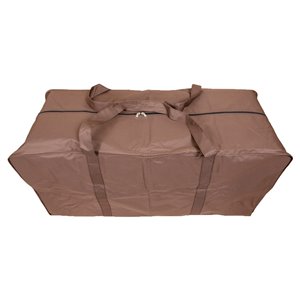 Duck Covers Ultimate Cushion Storage Bag - Polyester - 48-in - Mocha Cappuccino