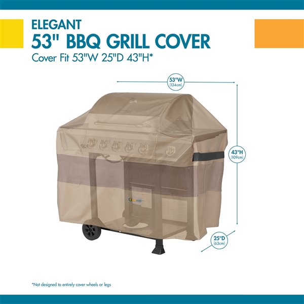 Duck Covers Elegant Grill Cover - 53-in
